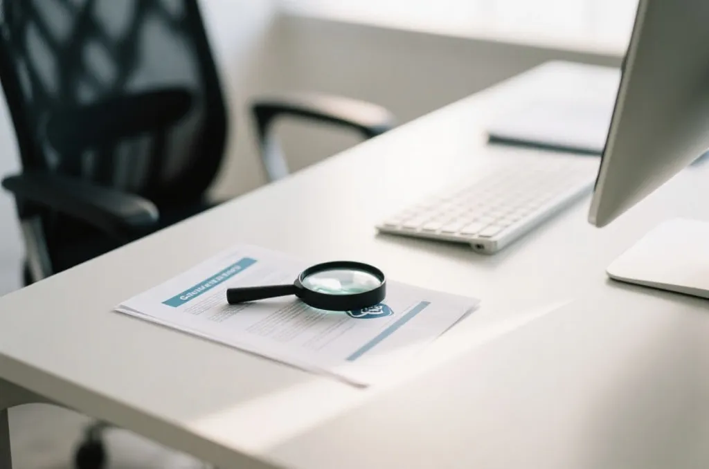 安全合规检查的桌面场景